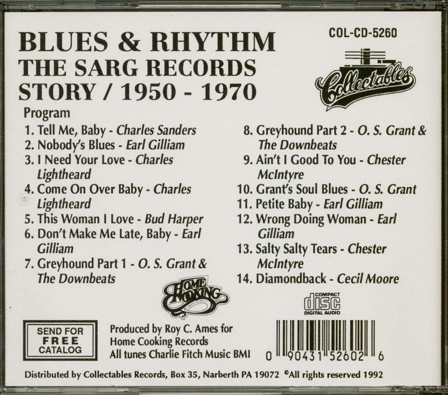 Blues & Rhythm-Sarg Records Story '50-70