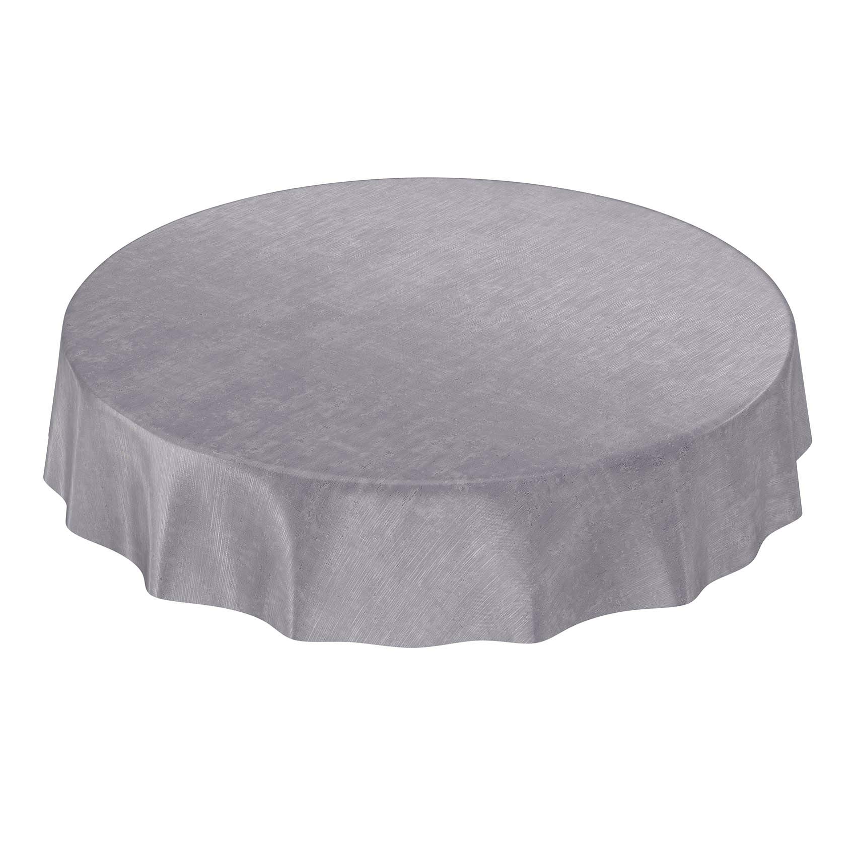 ANRO Oilcloth Tablecloth Eiffel Tower Paris Love Romance Round 140 cm Cut Edge