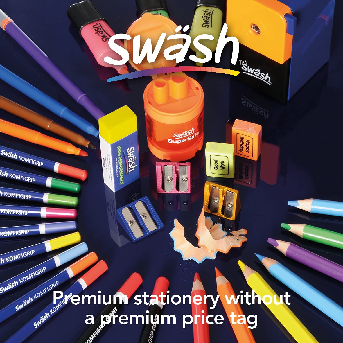 Premium-Textmarker, verschiedene Farben, 48 Stück