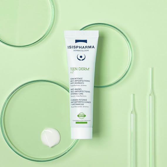 كريم Isispharma Teen Derma AZ لعلاج حب الشباب الدهني والمختلط للبشرة 30 مل