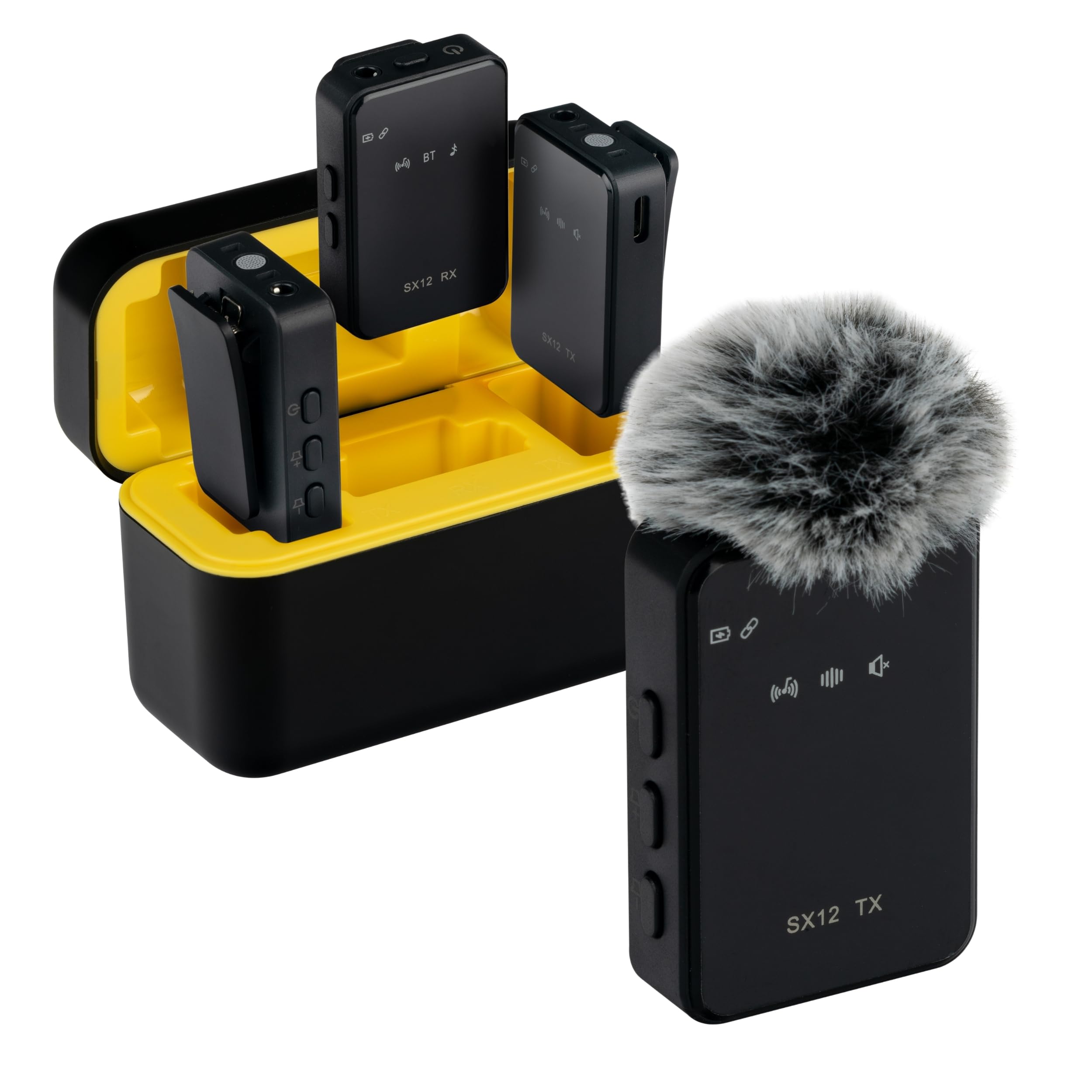 Micrófono inalámbrico de audio HiFi con componentes premium y base de carga magnética 8