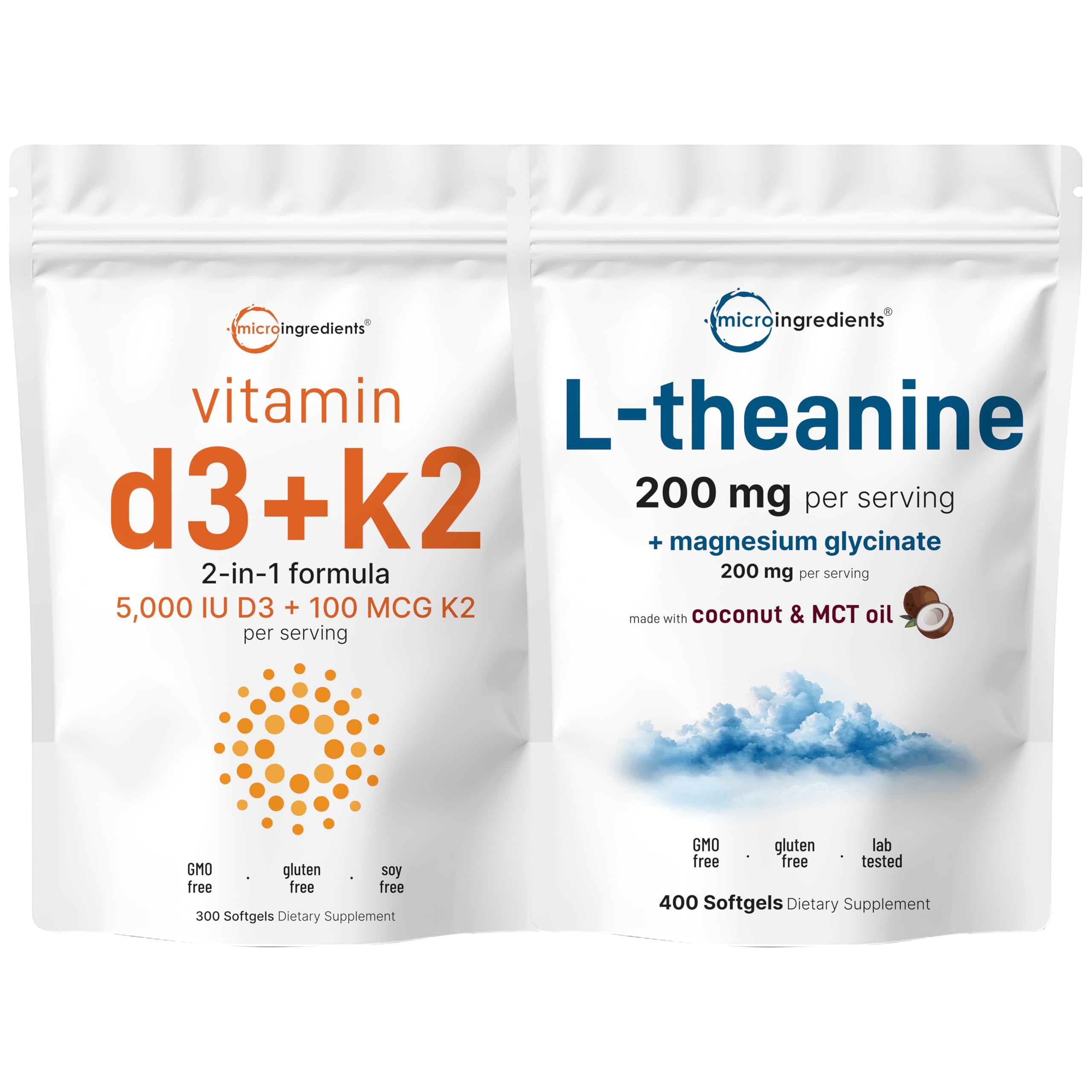 Amazon.com: Micro Ingredients Vitamin D3 5,000iu + K2 100mcg