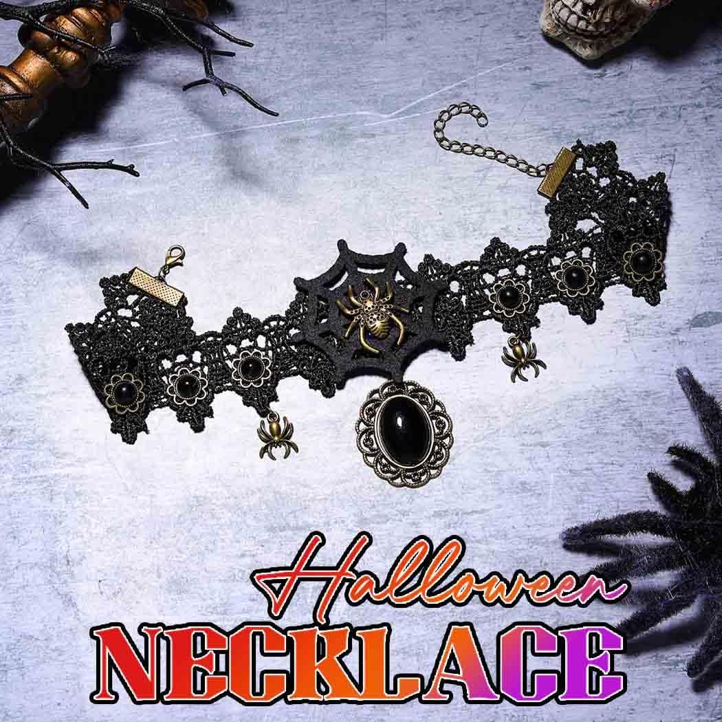 CLOACE Halloween Choker Necklace Crystal Pendant Gothic Necklaces Costume Jewelry for Women - Image 2