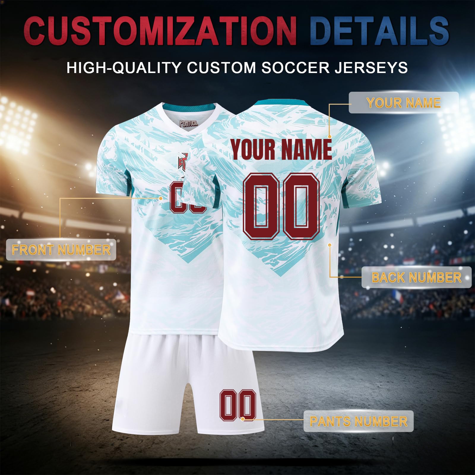 2026 Fan Soccer Jersey for Kids and Adult Personalised International Jersey with Name Number - 3