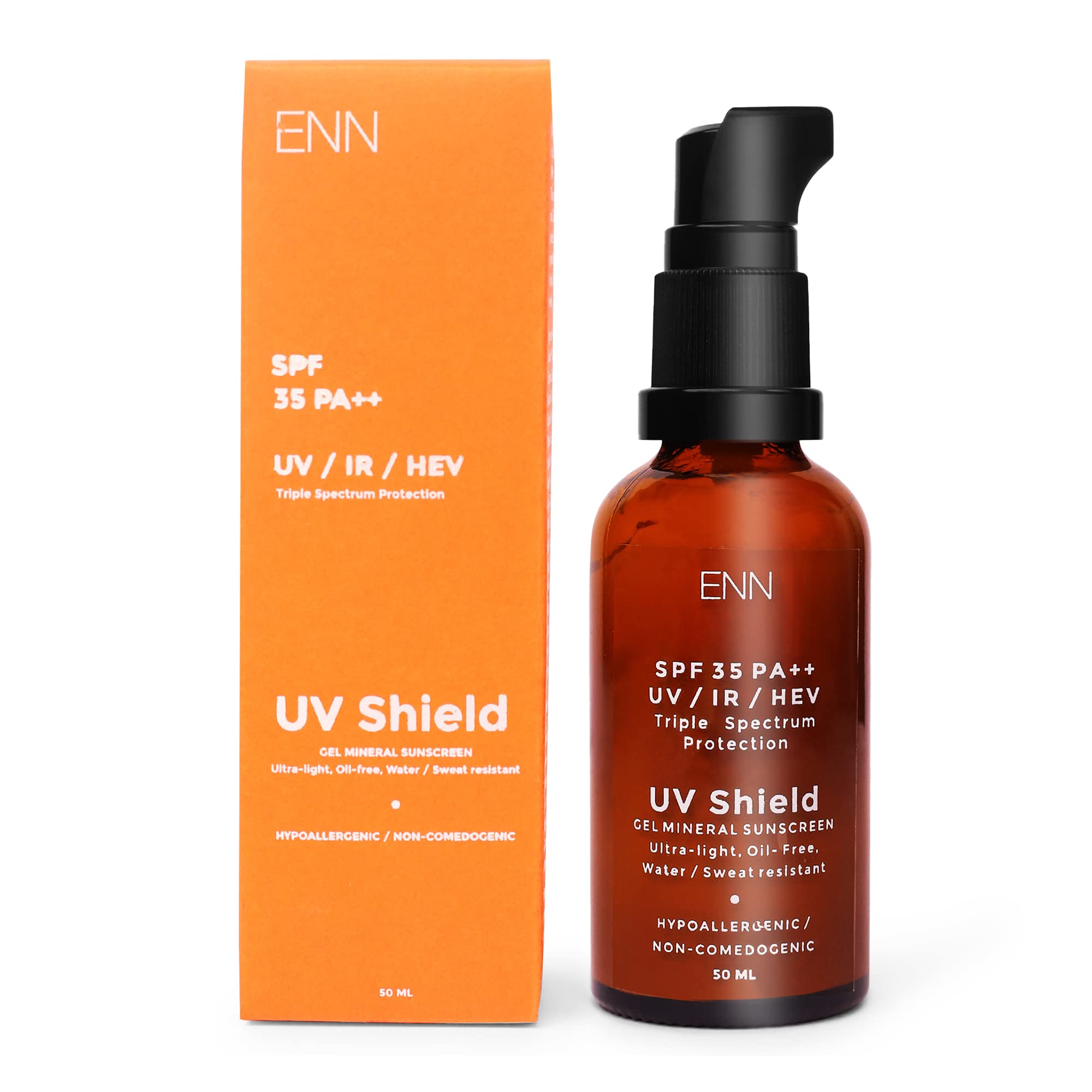 ENNUV Shield gel based sunscreen