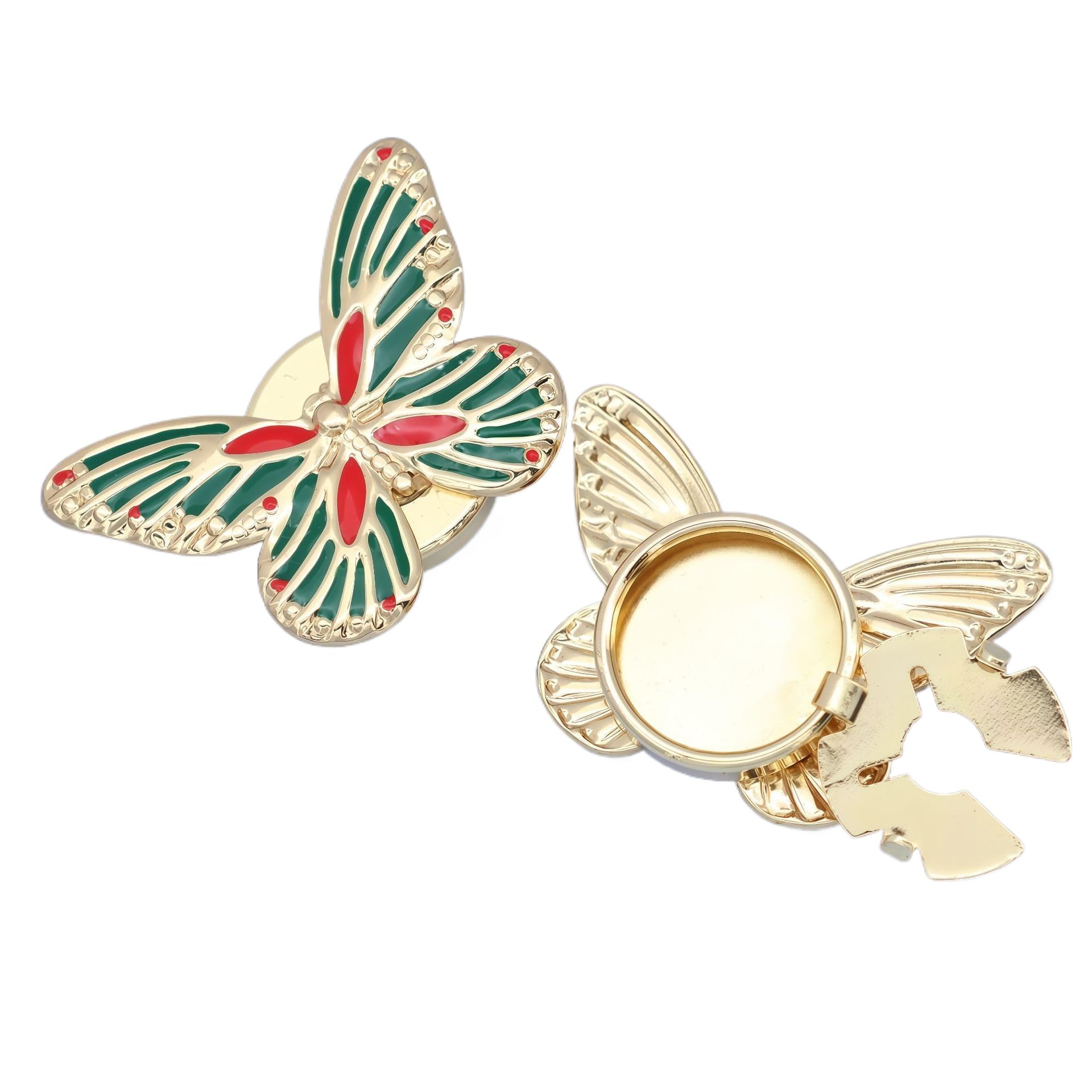 Lationday Detachable Button Covers and Cufflinks, Snap-On Clips for Formal, Business, Party, Wedding, and Tuxedo Shirts