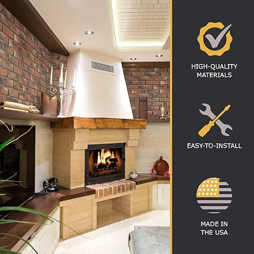 Miniatura 5 de AZ Faux Paneles texturizados de pared de ladrillo sintético de poliuretano de alta densidad para decoración interior y exterior  Paneles de ladrillo