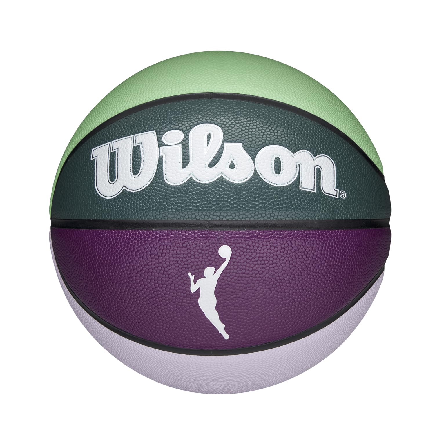 Wilson Balón de Baloncesto WNBA Heir Wow, Morado/​Turquesa, Tamaño 6
