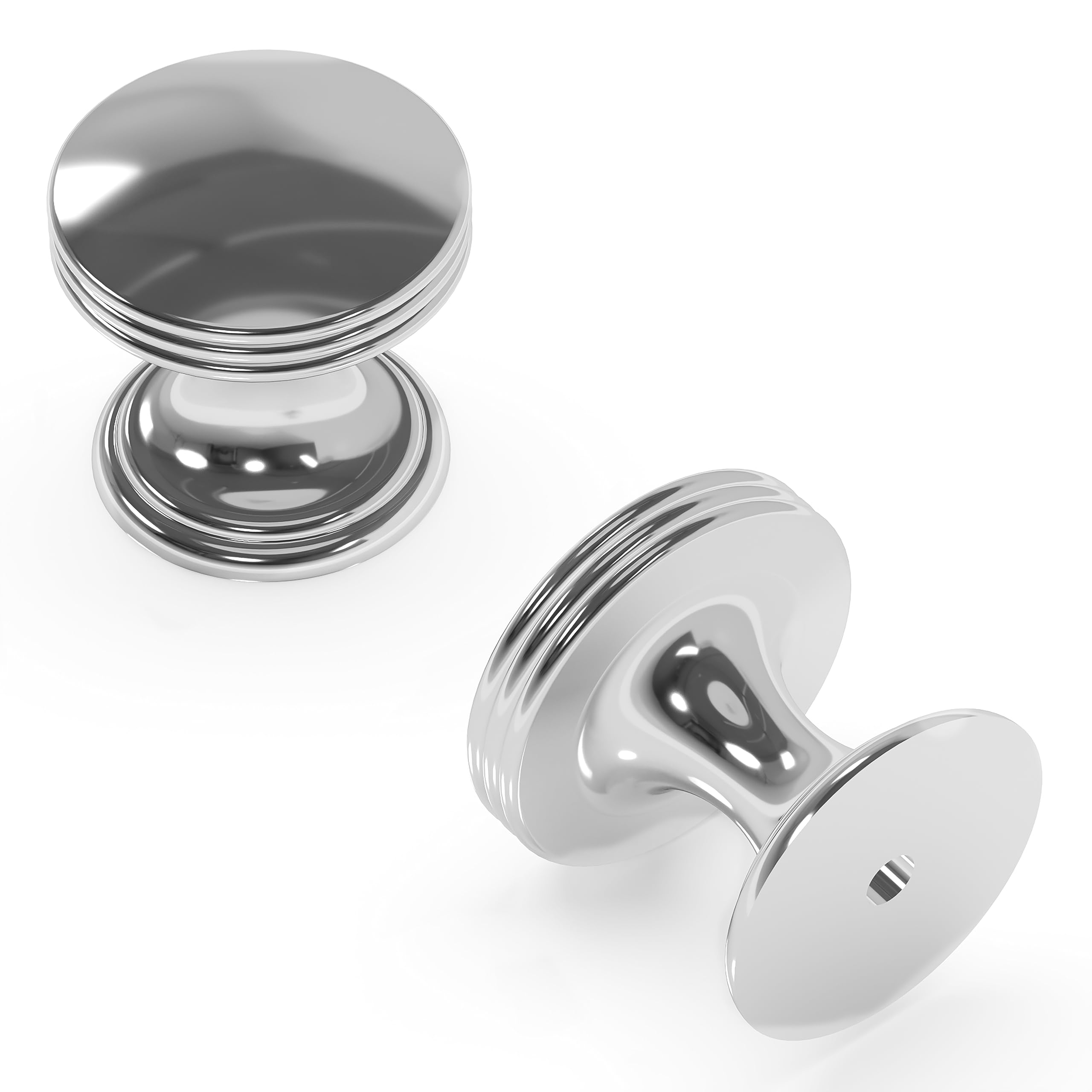 Bouton de cabinet qui ne ternit pas Hickory Hardware P2140-CH pour tiroir