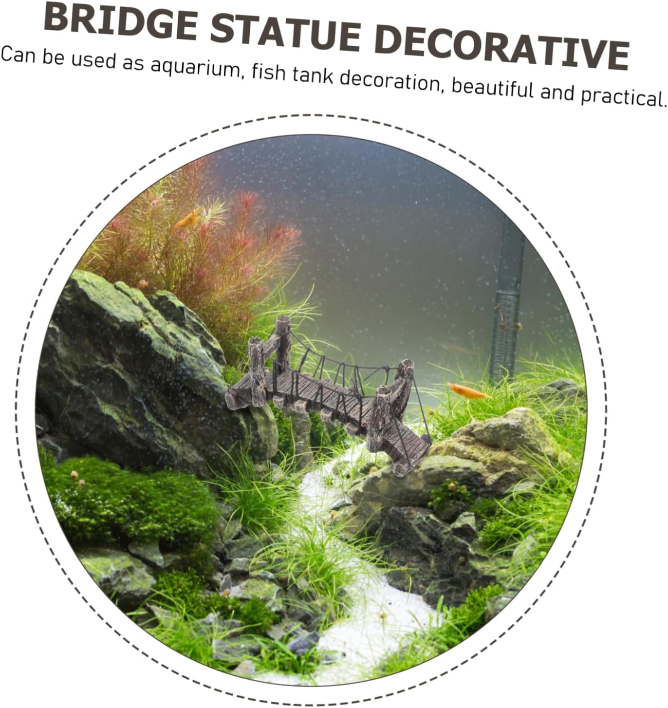 2pcs Miniature Resin Garden Bridge Decor Lightweight Landscape Ornaments for and Dollhouse Elegant and Balcony Decoration Quality Material