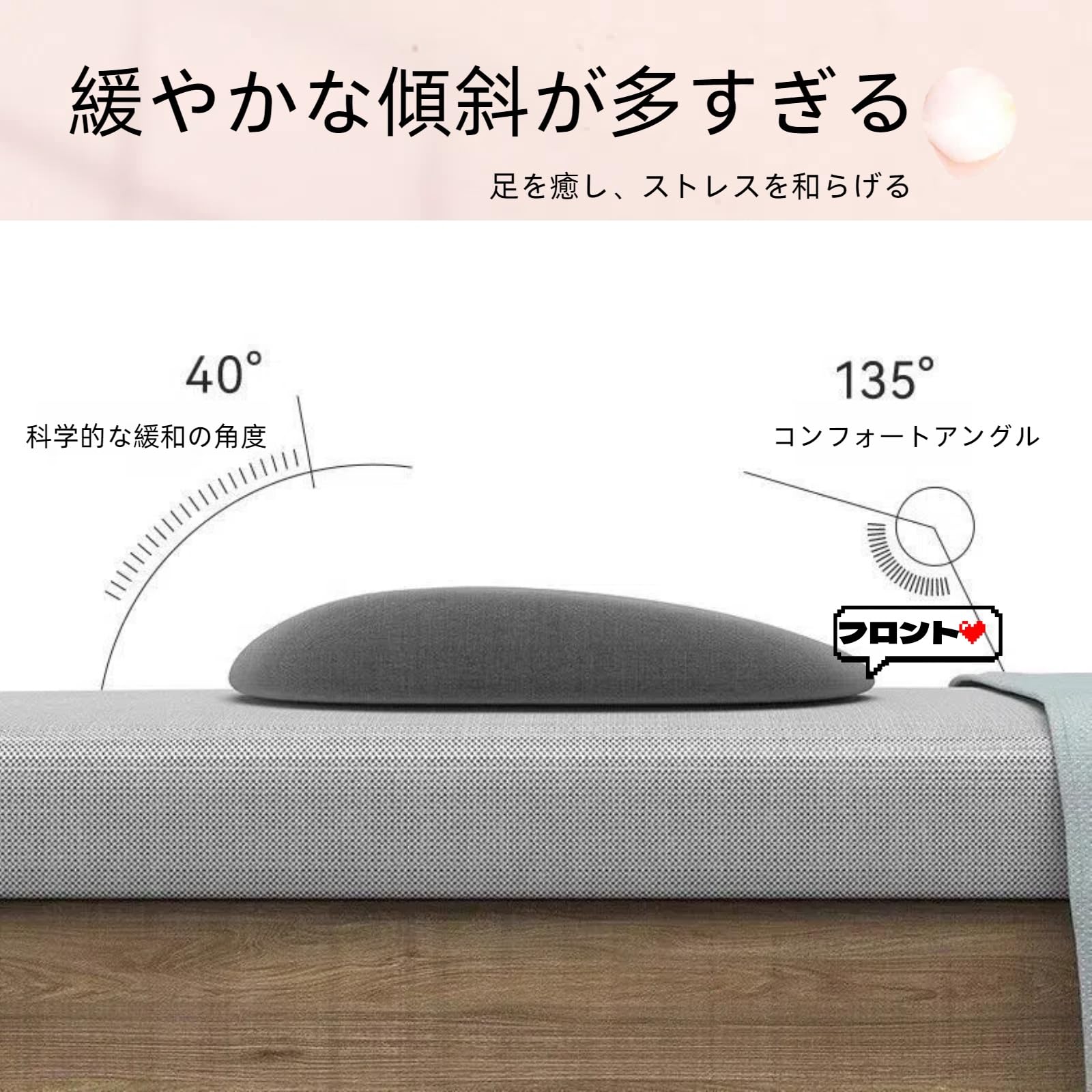 LAROTSUBA 介護用枕 床ずれ防止マット車椅子パッド 体圧分散マット 褥瘡防止パッド 尾骨骨折圧迫緩和ク介ッション 中空で通気性がある 持ち運び 軽量で耐久性 産後 痔 手術後 高齢者 取り外し可能で洗濯可能（グレー，L）