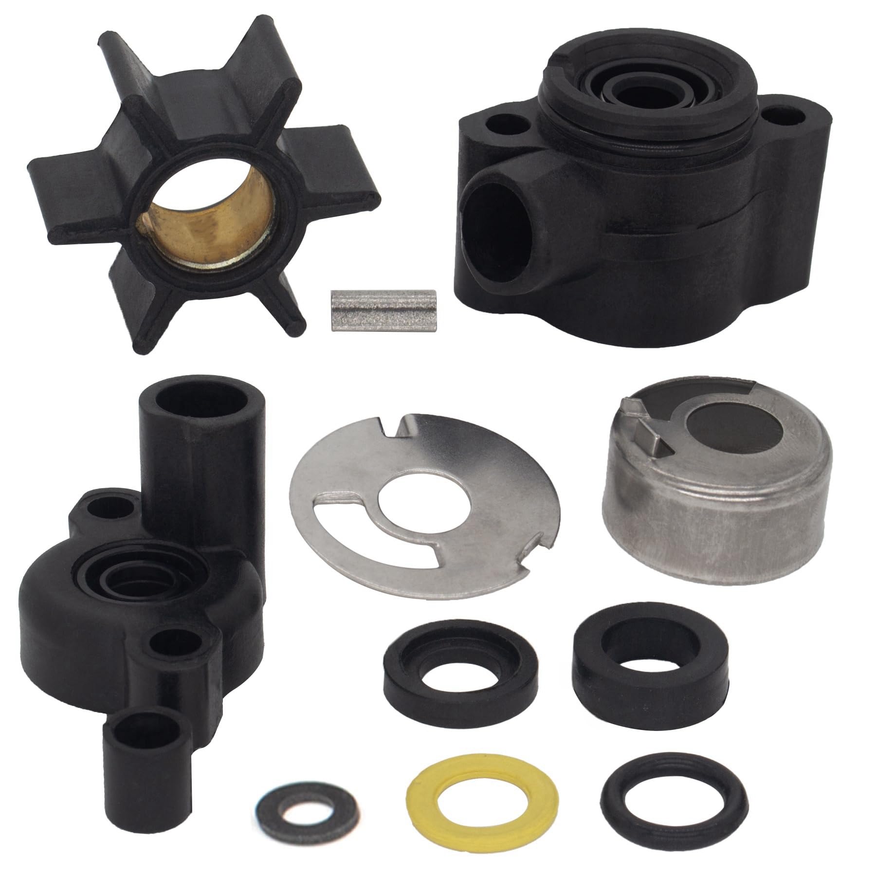 70941A3 Outboard Water Pump Impeller Kit for Mercury Mariner 4-9.8 HP Motor