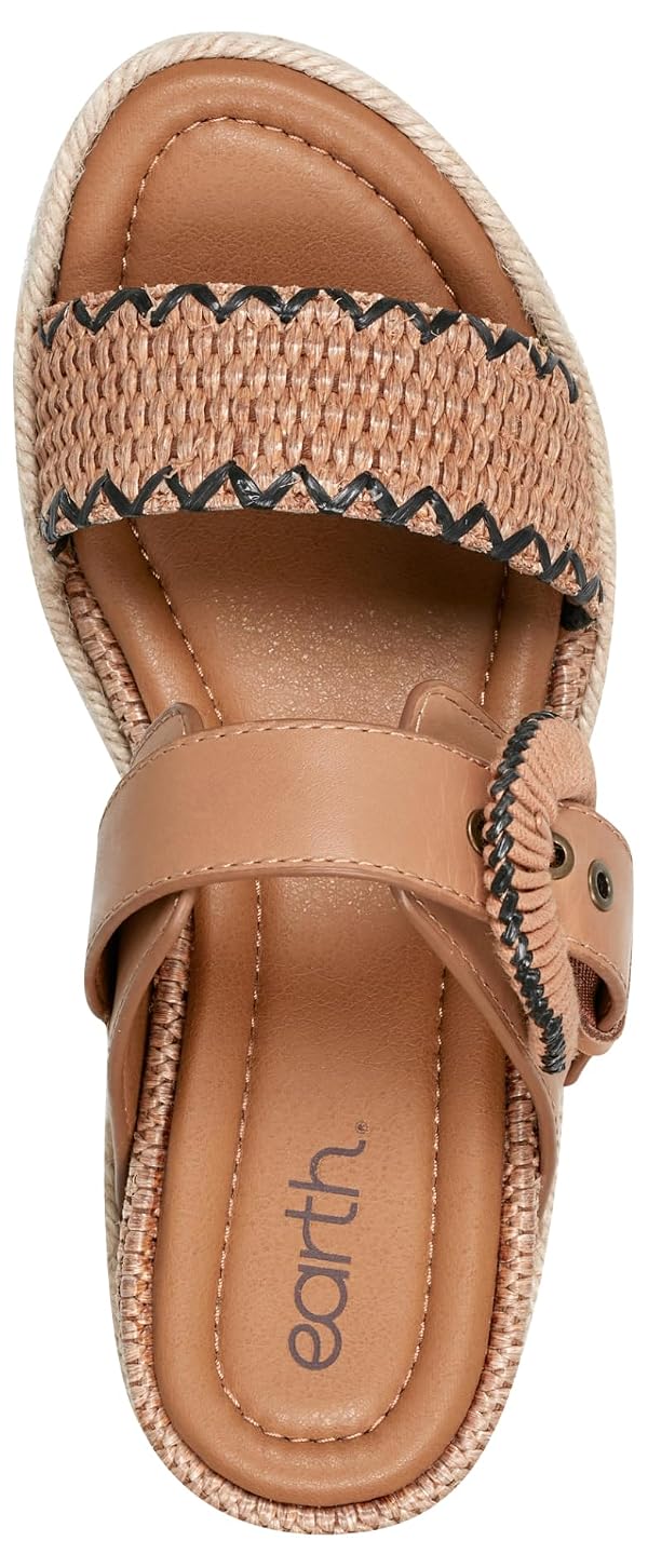 Earth Footwear Women's, COLLA Wedge Sandal, Brown 120, 7.5 M by Earth - Used condition - Image 2