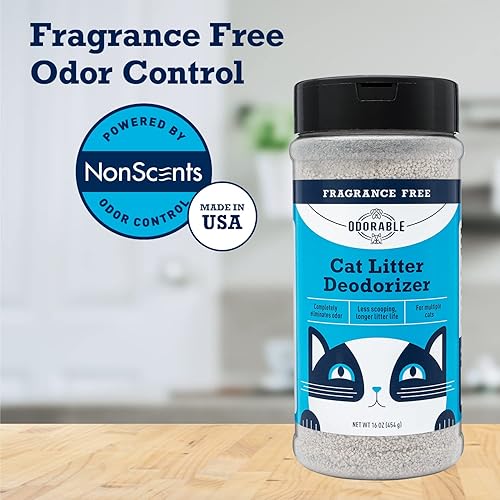 Miniatura 2 de Odorable Desodorizador de arena para gatos, eliminador de olores sin fragancia