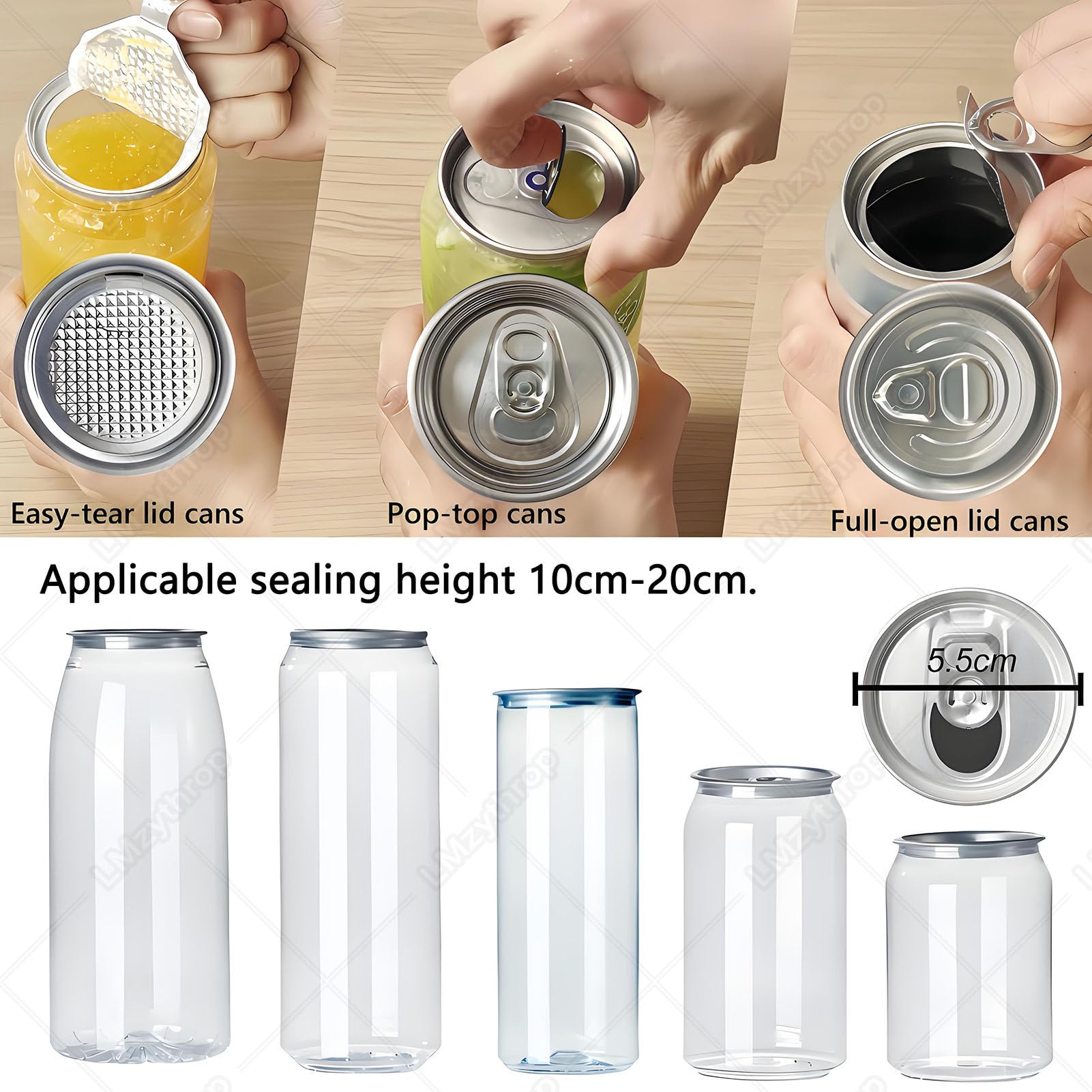 Sigillatrice Automatica per Lattine, Semi-Automatic Can Sealing Machine White