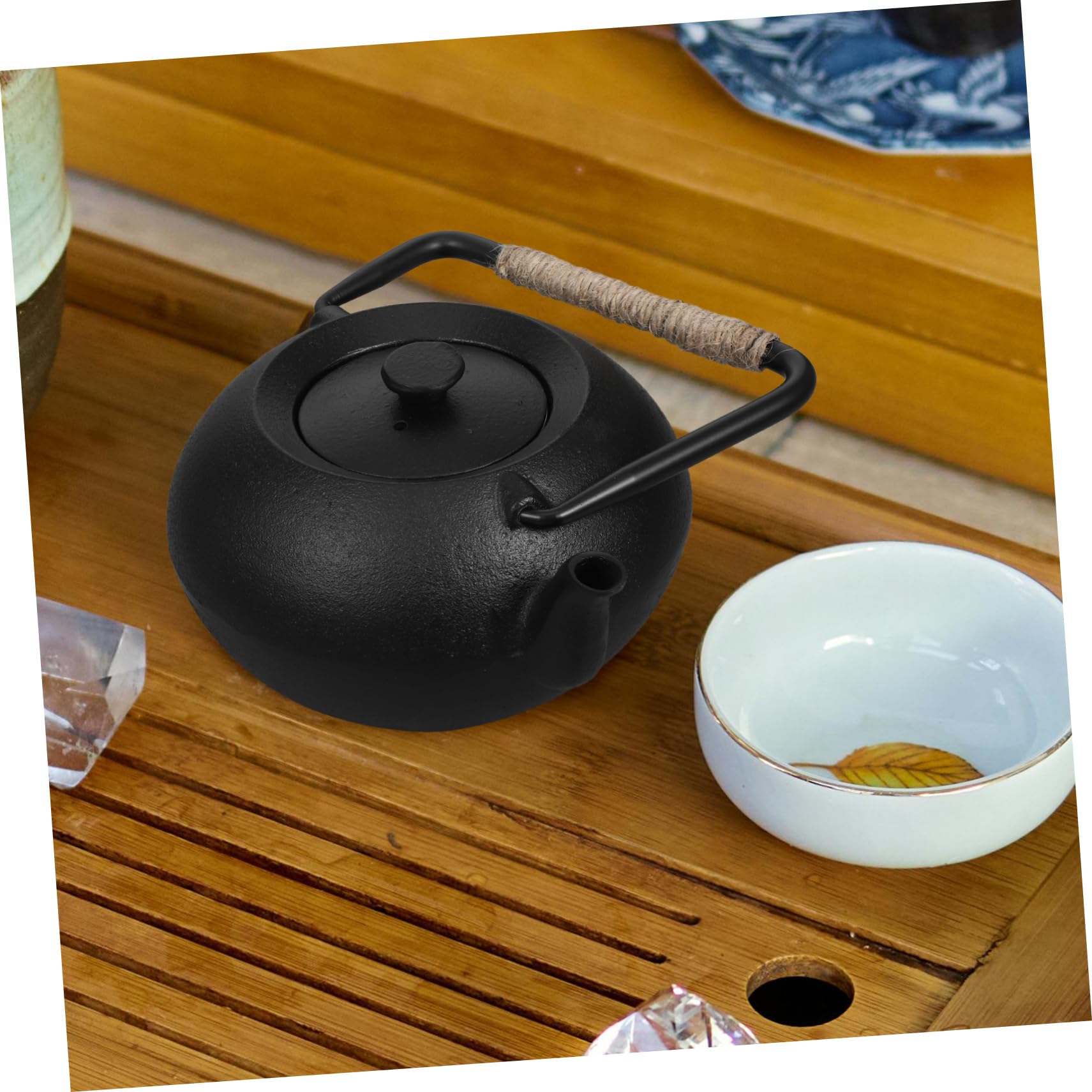 GLEAVI Tetera Japonesa De Hierro Para Cocina Camping Senderismo Tetera Para Calentar Agua