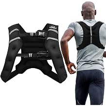 Aduro Sport Weighted Vest Workout Equipment, 4lbs/6lbs/12lbs/20lbs/25lbs/30lbs Body Weight Vest for Men, Women, Kids