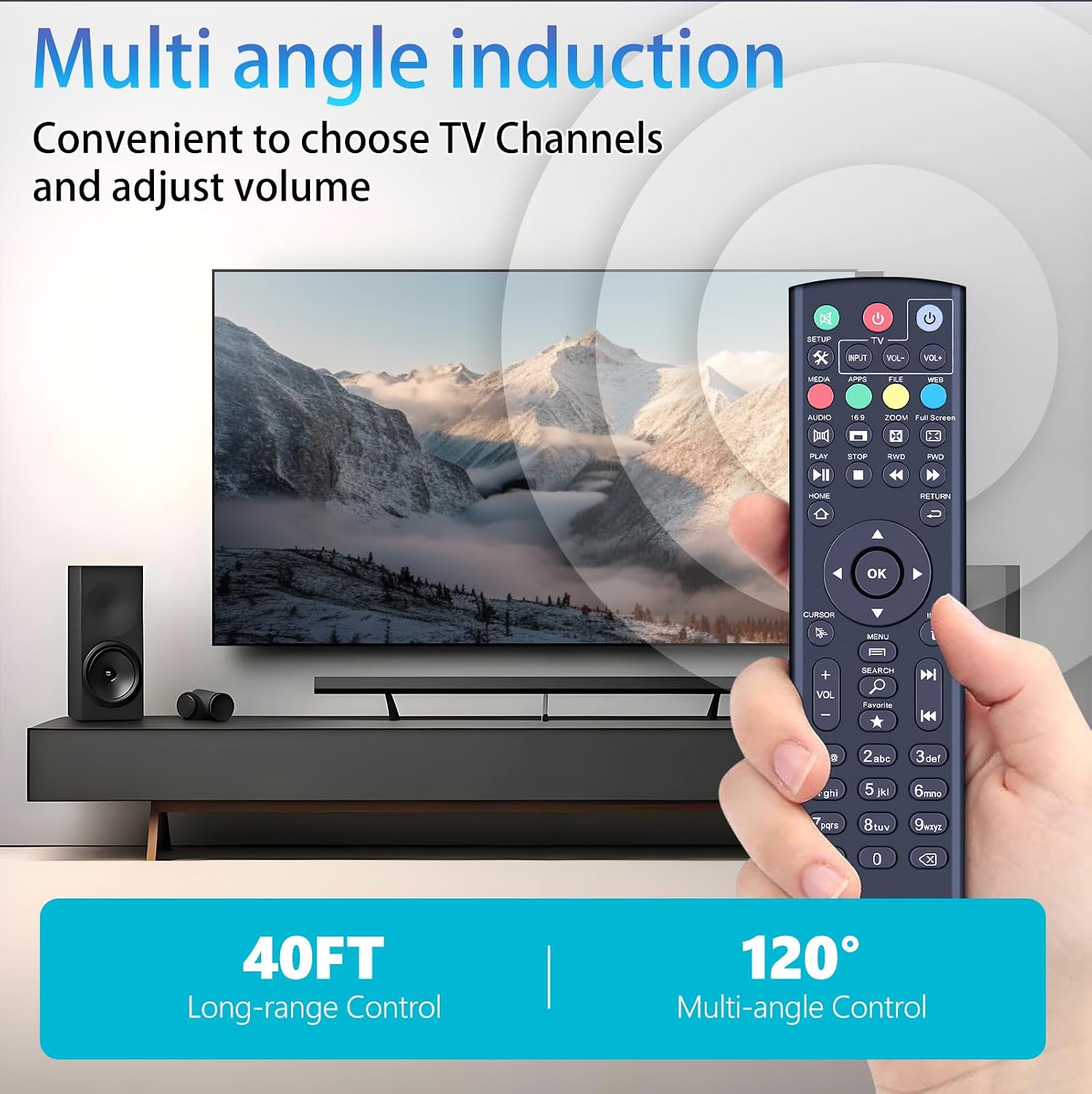 ZWP Replacement Remote Control Compatible for Digistream X2, DX3, DX4, DL4, DX4 Plus, DX5, DX5 Plus superBox, for Thorstream/NetMaster/SuperStream/Stream Android TV Set Top Box image 4