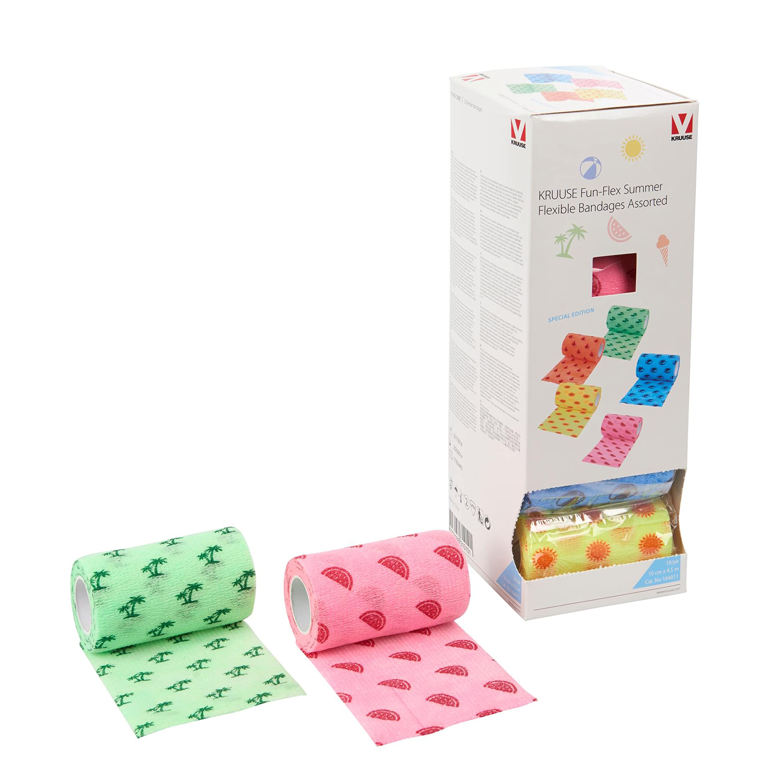 VENDA COHESIVA FUN-FLEX SUMMER SURTIDO 10CM 10UDS KRUUSE