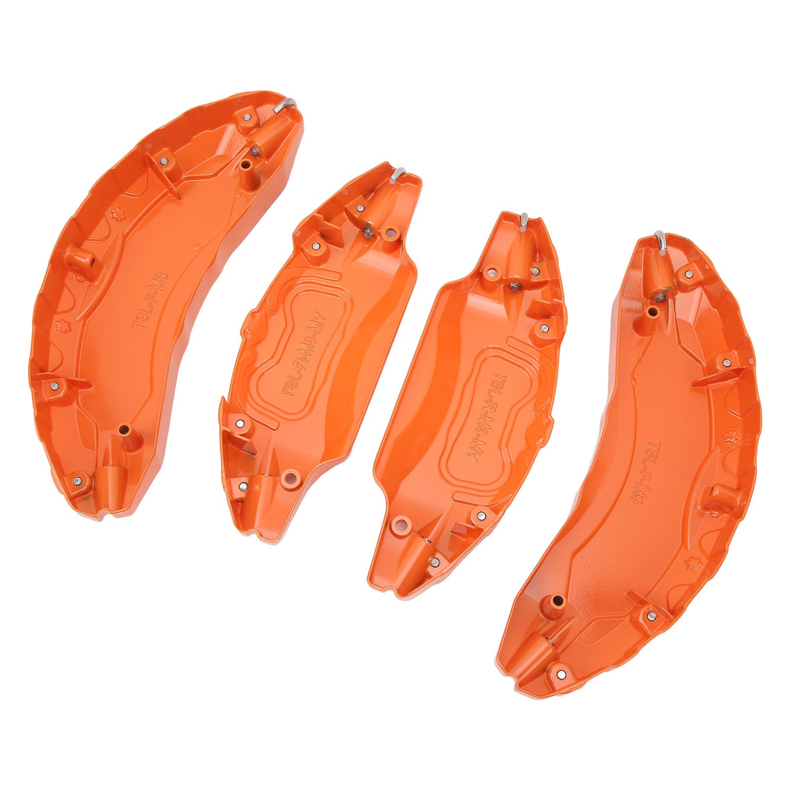 Osłony Zacisków Samochodowych, Osłona Hamulca ze Stopu Aluminium, Unikalna Konstrukcja dla 18-calowych i 19-calowych kół Tesli (ORANGE)