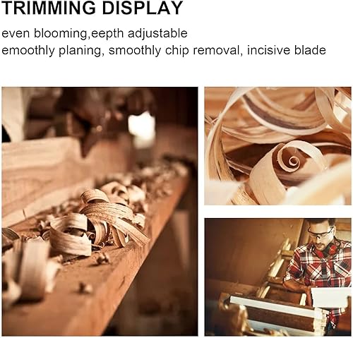 Miniatura 6 de Cepilladora de mano, mini cepilladora de madera europea para carpintería (M)