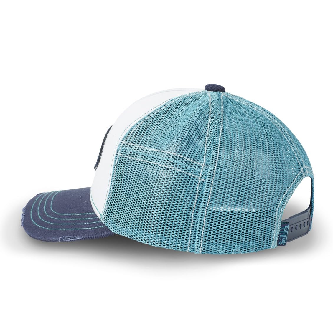 Tracker Kappe Herren Perfekter Halt, Cap Herren, Blau, Hypoallergen, Schwarzgrau, Einheitsgröße