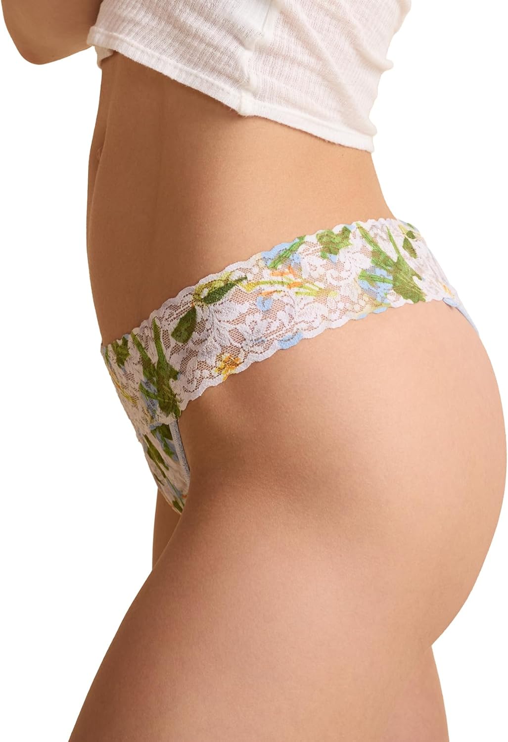 hanky panky, Signature Lace Original Rise Thong, One Size (4-14) - Image 2