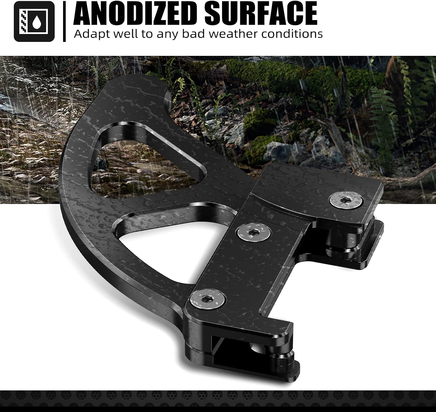 NICECNC Black Rear Brake Disc Guard Compatible with Husqvarna 125-501 TC/FC/TE/FE 2014-2017 FC250/350/450 2019-2021 Compatible with Husaberg TE/FE 250-570 allshippage 2009-2014 See Fitment
