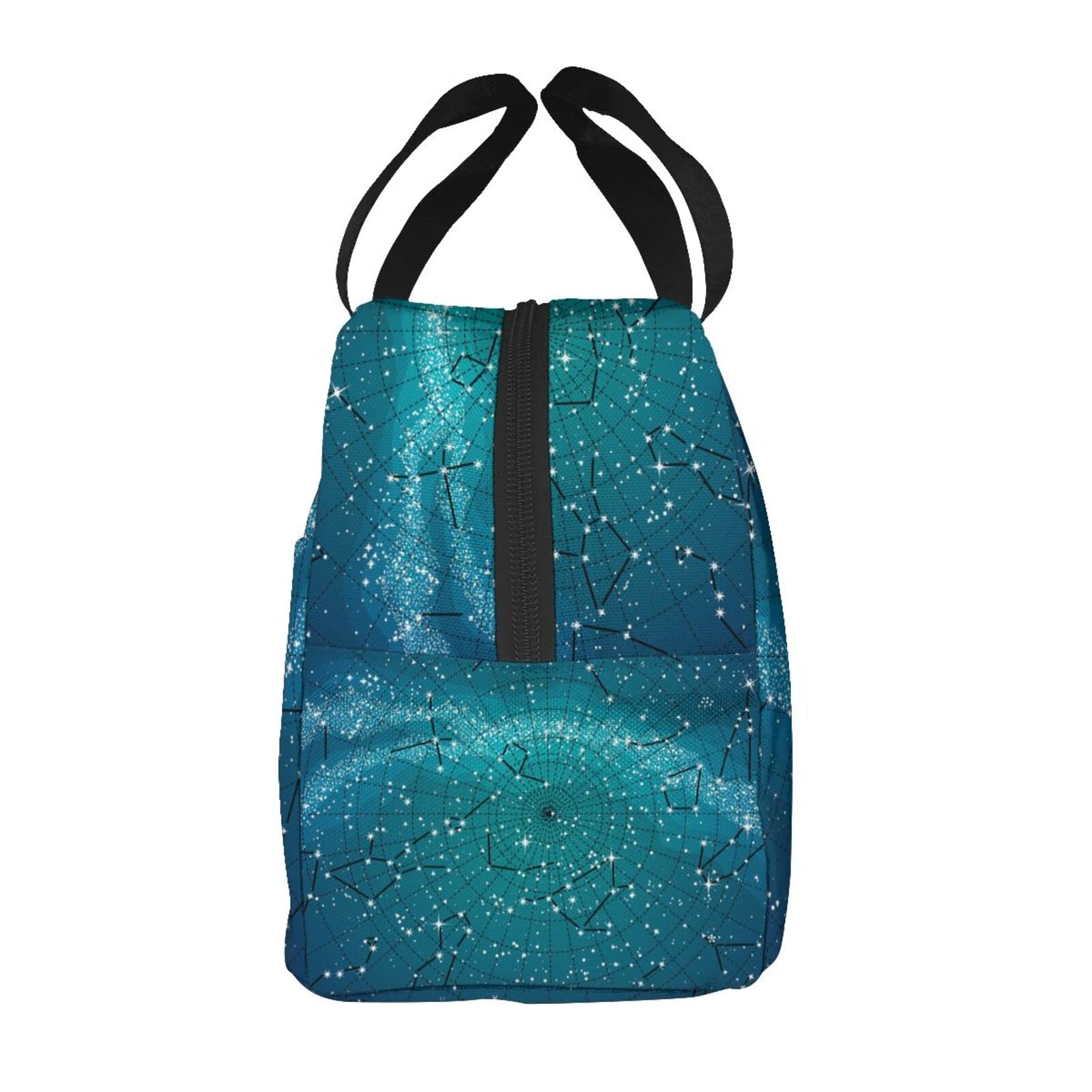 Amazon｜ランチバッグ 保冷 保温 幻 星座 星 キラキラ お弁当バッグ