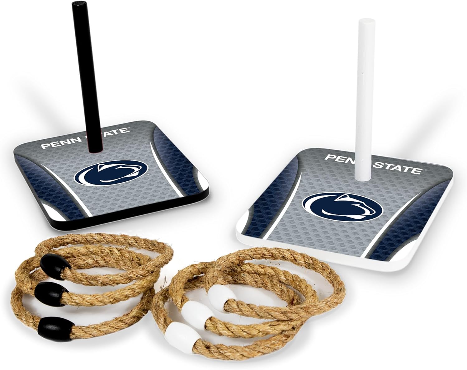 Wild Sports College Quoits Set with Direct Print HD Team Graphics – Tailgate Ring Toss Game – Great Gift for Any NCAA Fan! Ring Toss Family Outdoor Games for The Beach, BBQ, or Tailgate Party