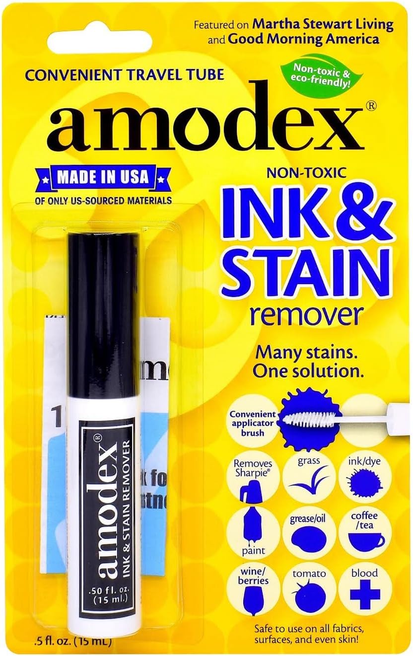 Amodex Products 10021 Ink and Stain Remover 0.5oz Bottle