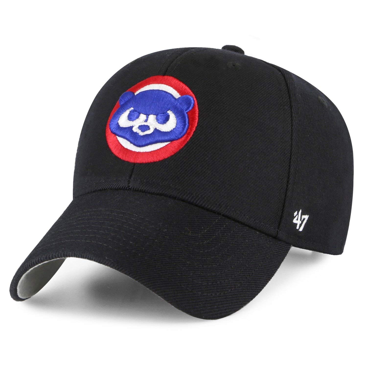 47 Brand Adjustable Cap - MVP Vintage Chicago Cubs Black