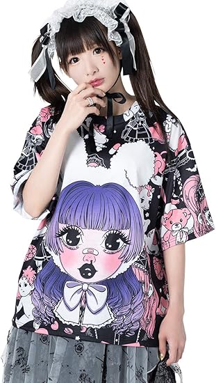 Amazon エーシーディーシーラグ Violet In The Sky Tシャツ 半袖 Acdc Rag 原宿系 ファッション レディース 病みかわいい Tシャツ カットソー 通販