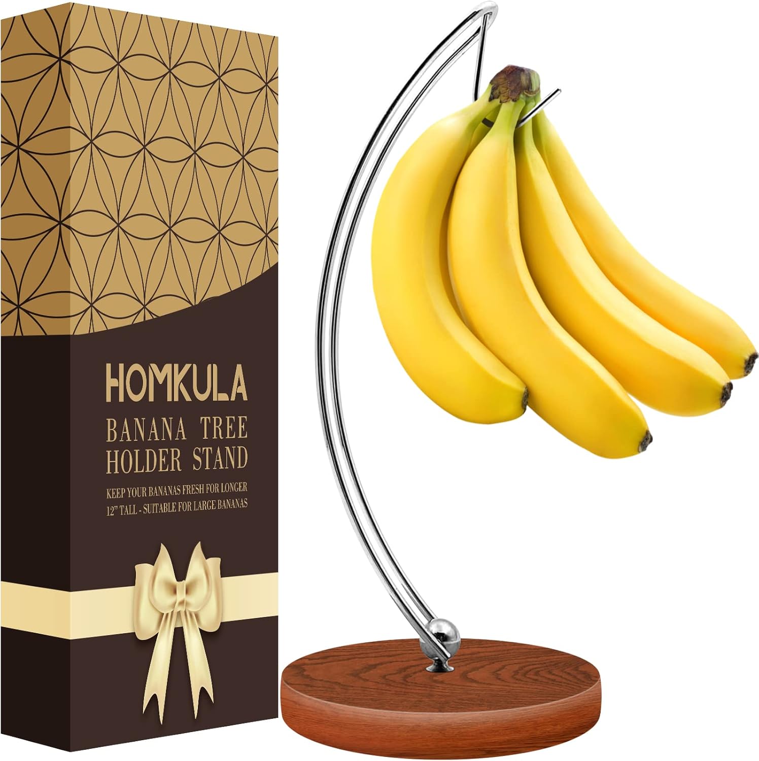 Amazon.com: HOMKULA Banana Holder Stand - Modern Banana Hanger, Banana ...