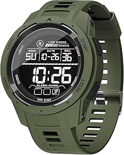 findtime Militär Uhr Herren Digitale Armbanduhr Herren Digitaluhr für Sportr LED Tactical Watch Outdoor Sportuh 5ATM Wasserdicht 12/24H Große Armbanduhren Jungen Wecker Männer Stoppuhr