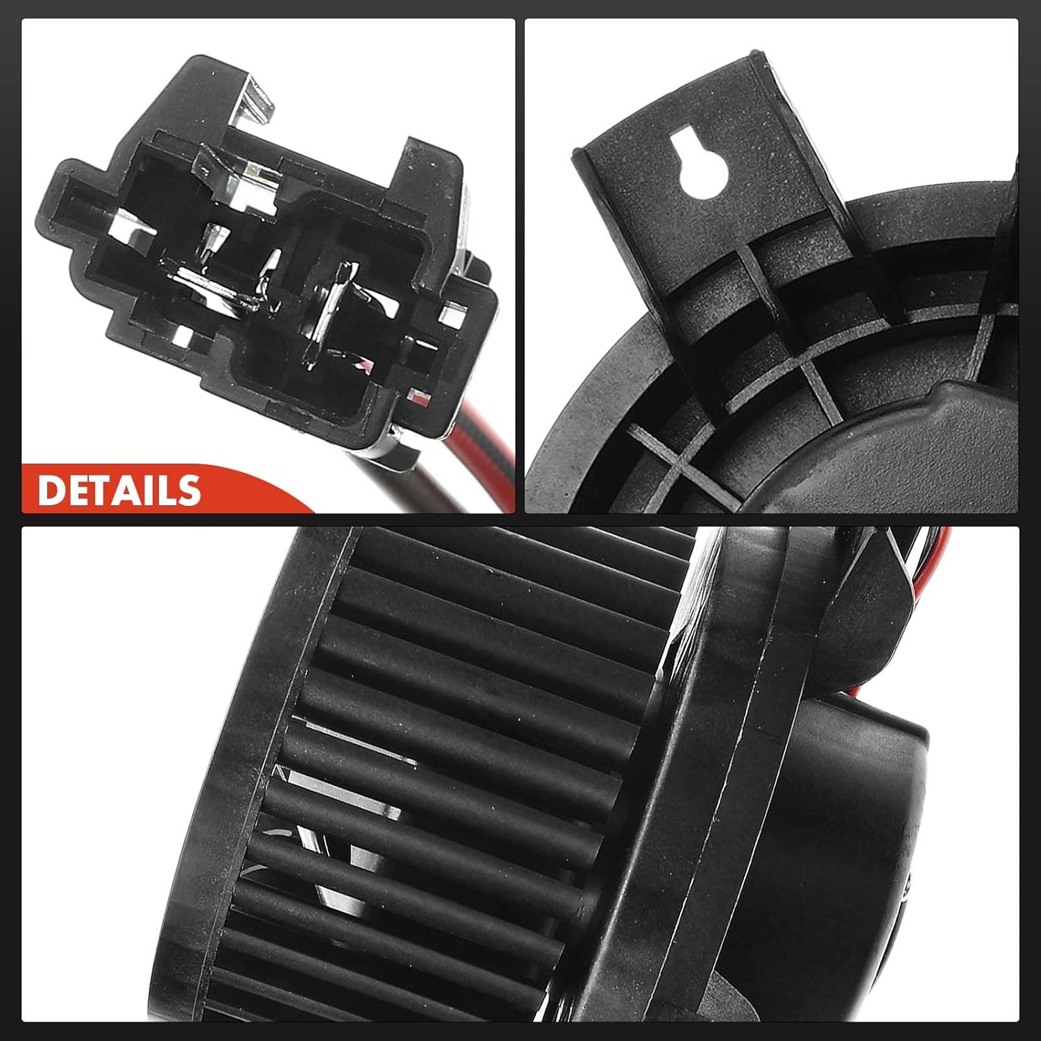 A-Premium HVAC Heater Blower Motor Assembly Compatible with Hyundai Vehicles - Sonata 2015 2016 2017 2018 2019, 1.6L 2.0L 2.4L - Front Side, Replace# 97113C2000