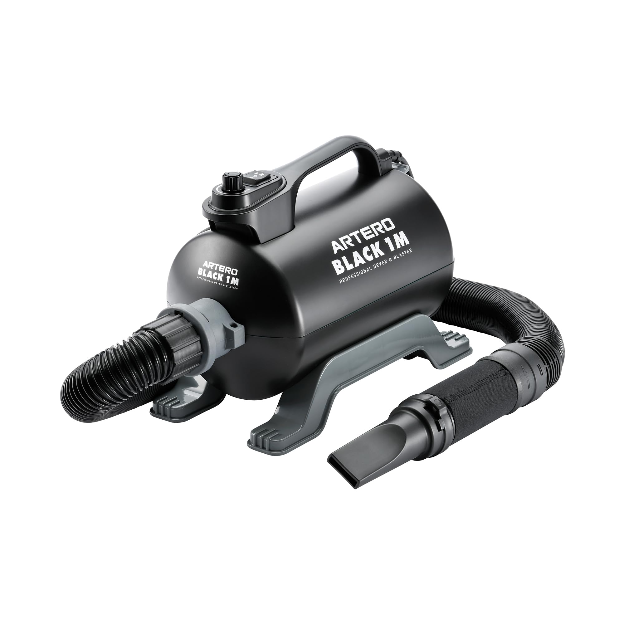 Artero Black. Blaster 1 Motor – Professioneller Hundeföhn, Hohe Leistung und Schnelles Trocknen des Fells