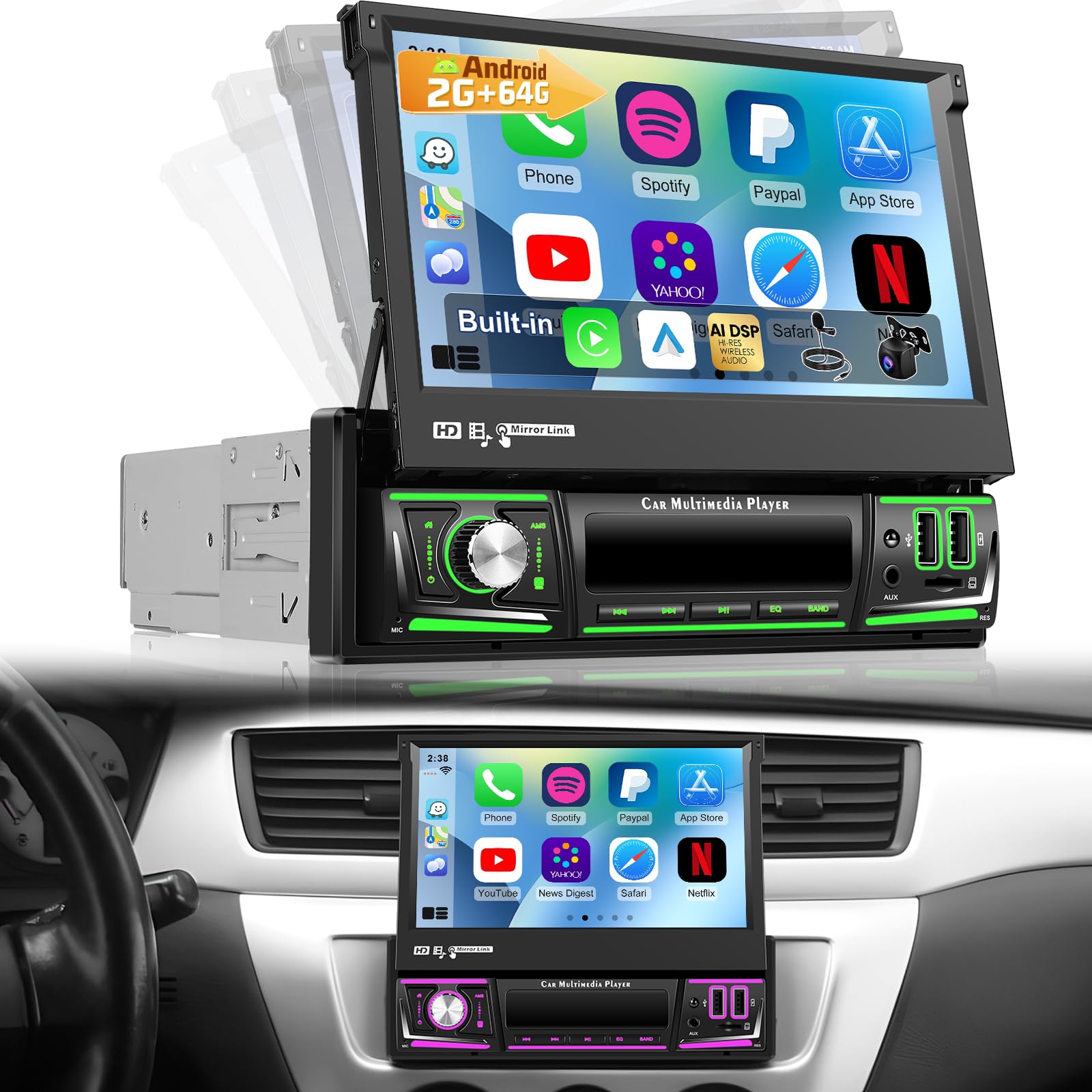 Radio 9 Pouces Android 464go Transit 2015 2018 écran 9 Pouces Android 