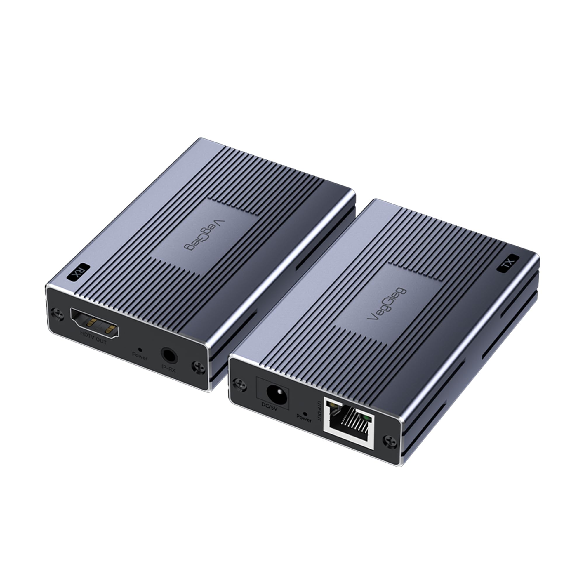 VegGieg 1080P Full HD 60Hz HDMI Extender 120 Metre CAT5E/6 Klavye Mouse HDMI Menzil Genişletici Uzatıcı