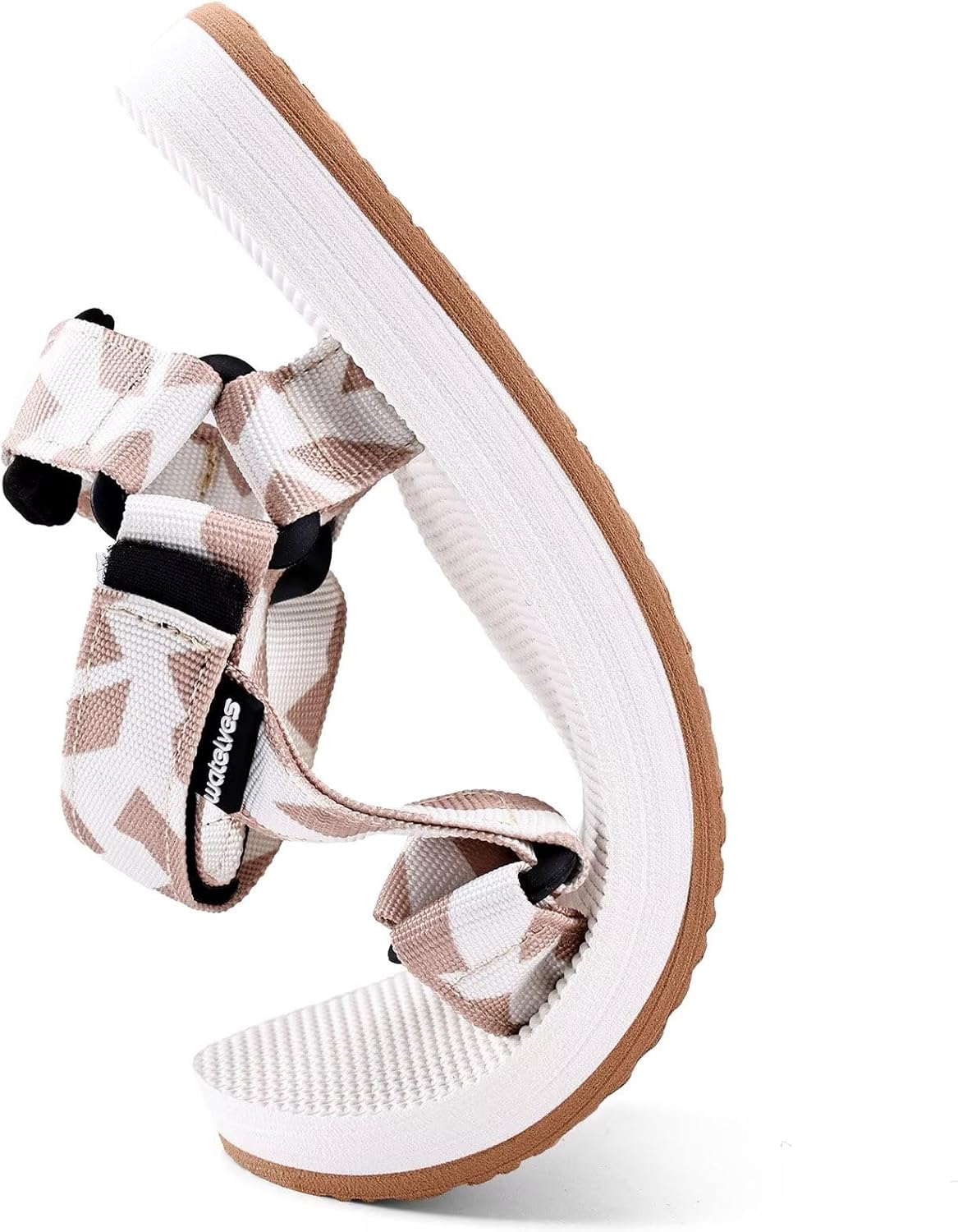 WateLves Womens-Sport-Sandals Hiking Sandals with-Arch-Support Webbing-Outdoor-Beach-Water-Sandals for Travel-Walking-Trekking-Camping - Image 4