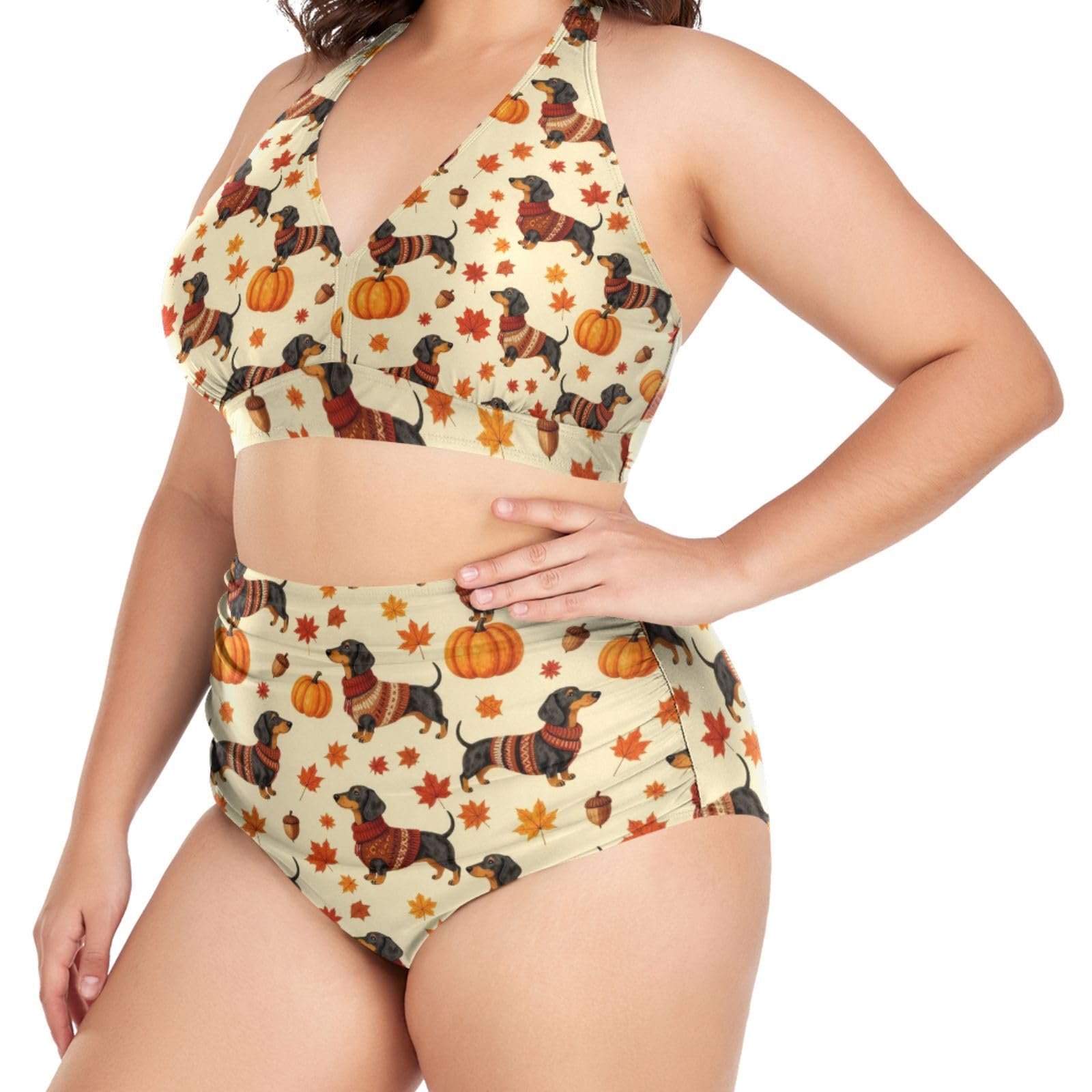 FRODOTGV Stroje kąpielowe damskie plus size L-4XL