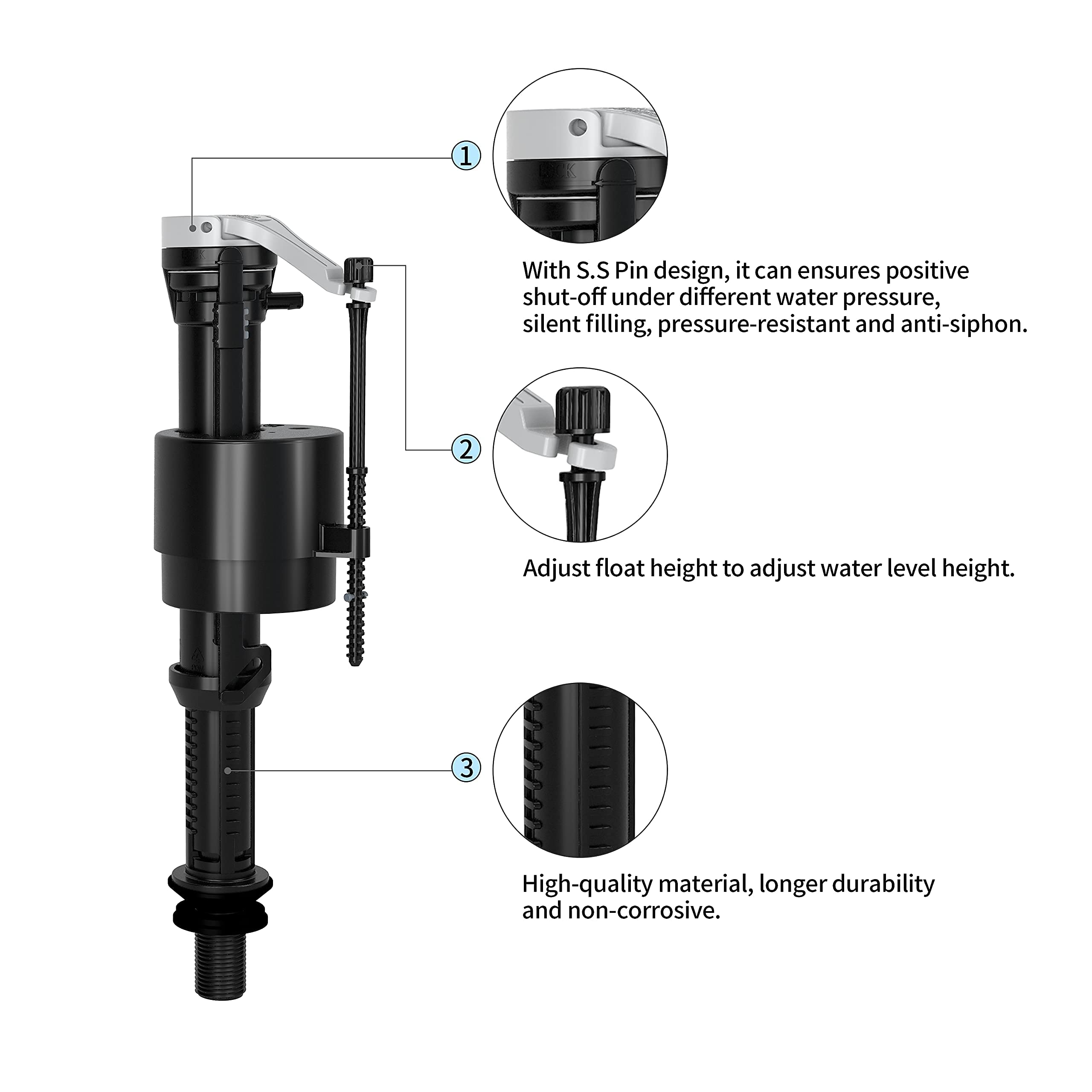 Cheap good goods Fashion shopping style UNIVERSAL ANTISIPHON FILL VALVE NEW TO MARKET