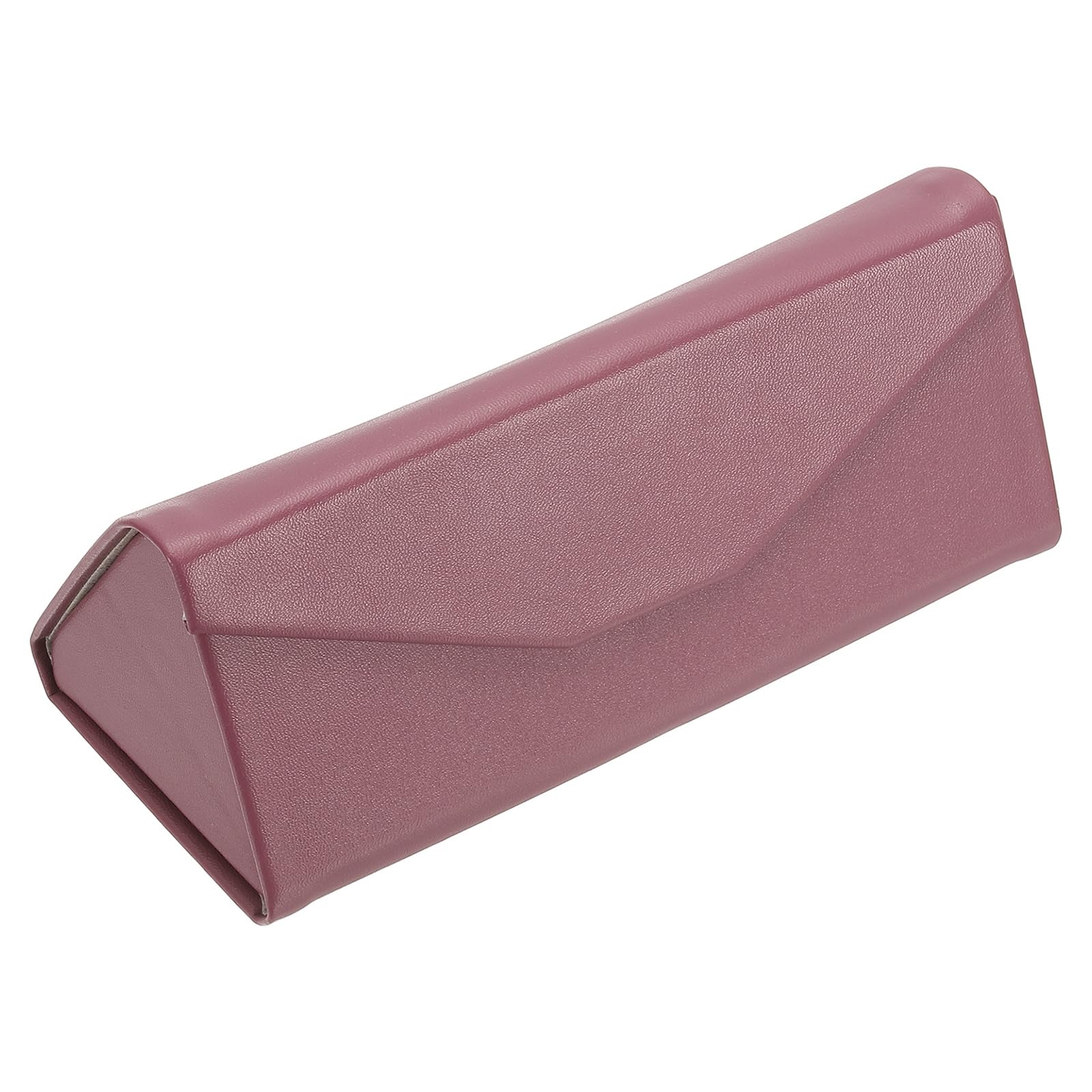 PATIKIL Foldable Glasses Case, Triangle Magnetic Sunglasses Organizer Case PU Leather Hard Eyeglass Case (1 Pcs)