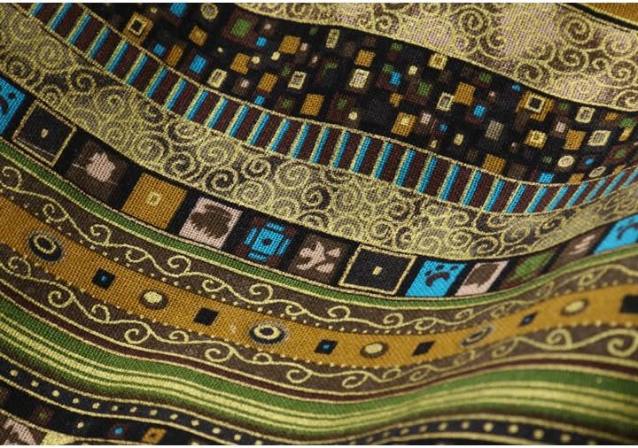 Minibee Women's Ethnic Cotton Linen Short/Long Sleeves Irregular Dress - Image 8