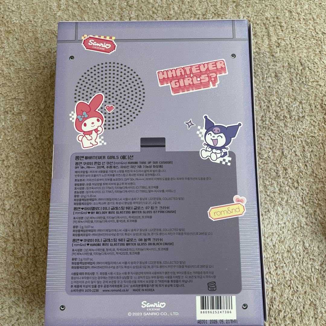 ロムアンド　サンリオ　クロミ　マイメロ ゲームボーイ　セット　コラボ Amazon.co.jp: ロムアンド サン リオ クロミ マイメロ ゲームボーイ