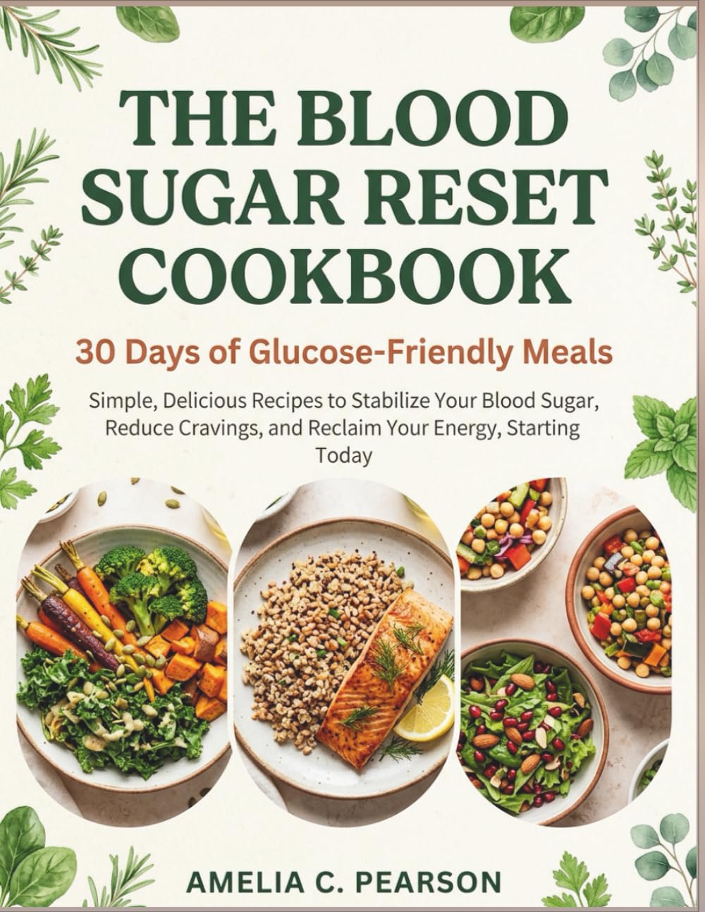 THE BLOOD SUGAR RESET COOKBOOK: Simple, Delicious Recipes to Stabilize Your Blood Sugar, Reduce Cravings, and Reclaim Your Energy, Starting Today