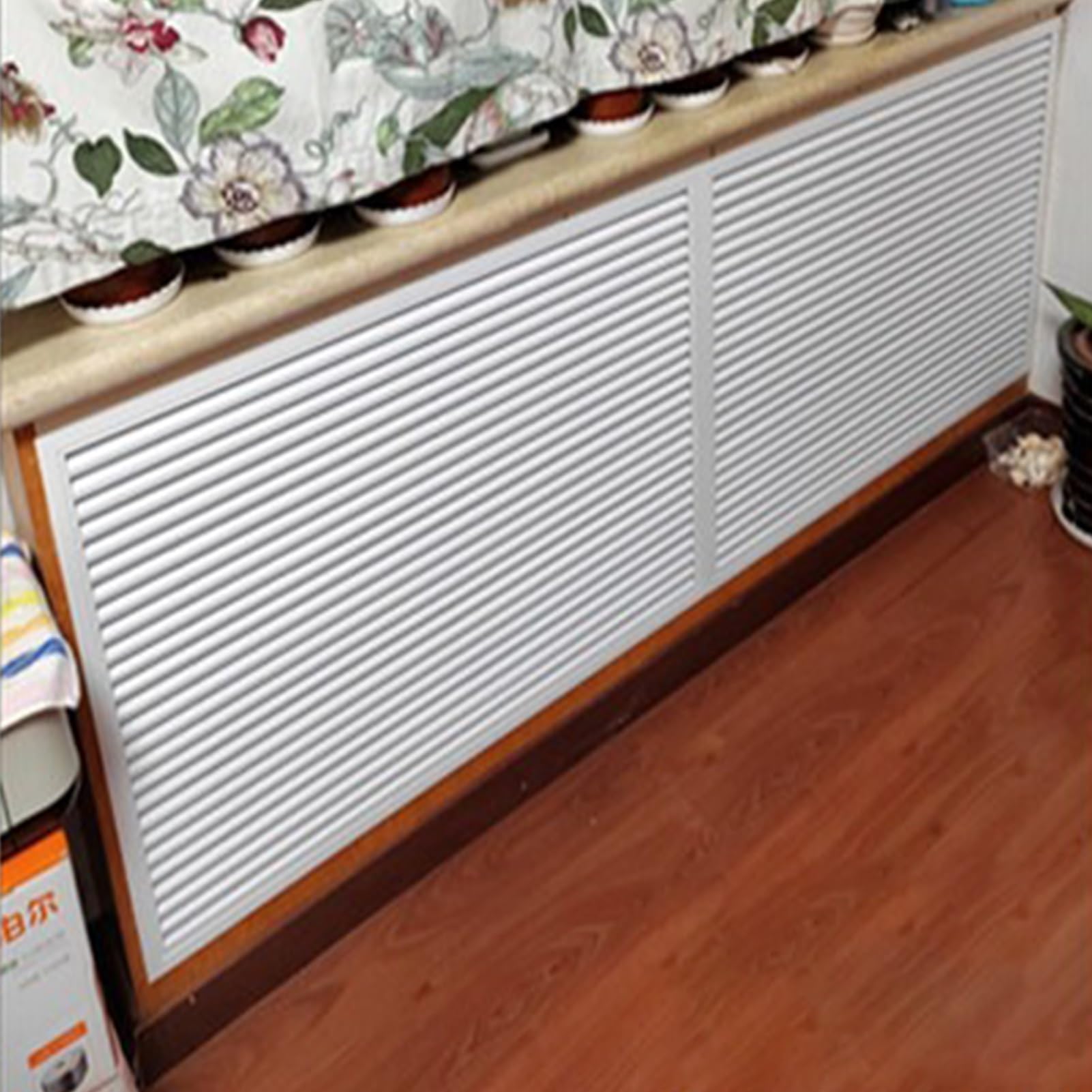 Cubreradiador Vapor Resistente al Calor y a Las Quemaduras Rejilla de Ventilación Aluminio Radiator Covers Cocina Baño(23.62 x 23.62in/600 x 600mm)