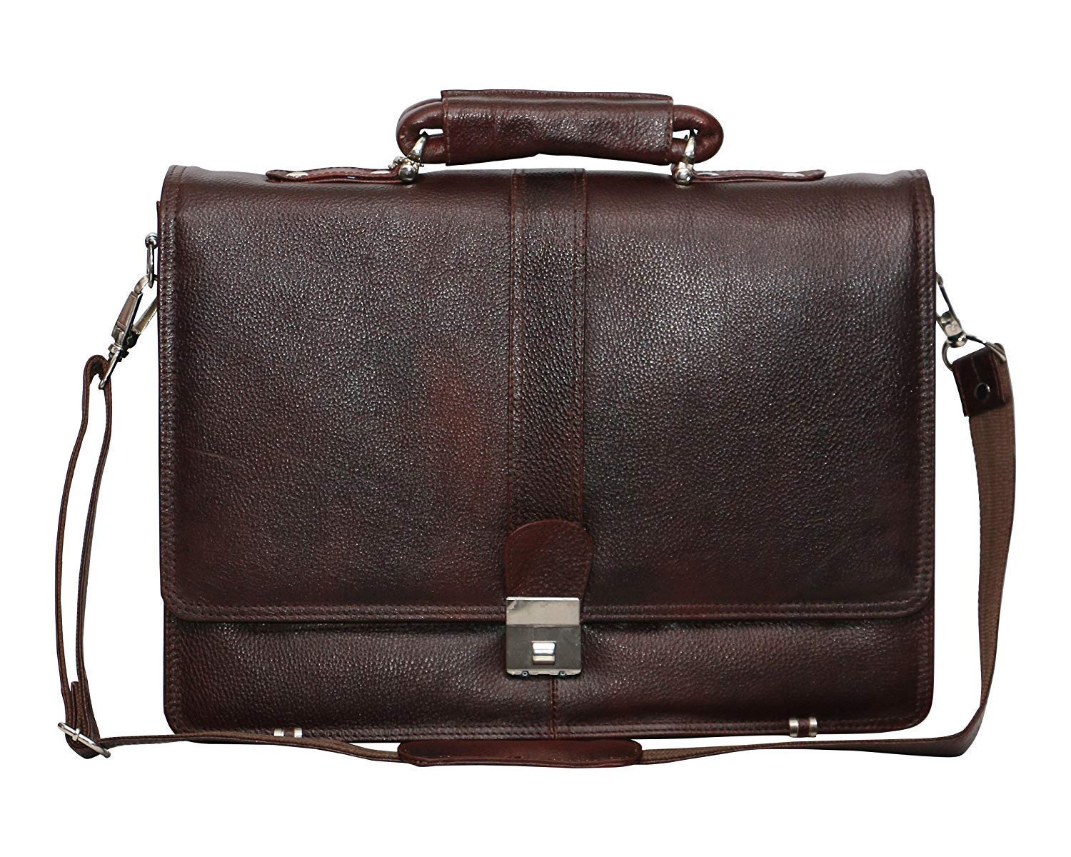 C COMFORT Leather Office Bag for Men & Women with Comfortable 15. Inches Laptop Compartment|Expandable Features|Cross Body Shoulder Strap|Branded Amite Lock (Brown) (B07VFK6ZTN) Amazon Price History, Amazon Price Tracker