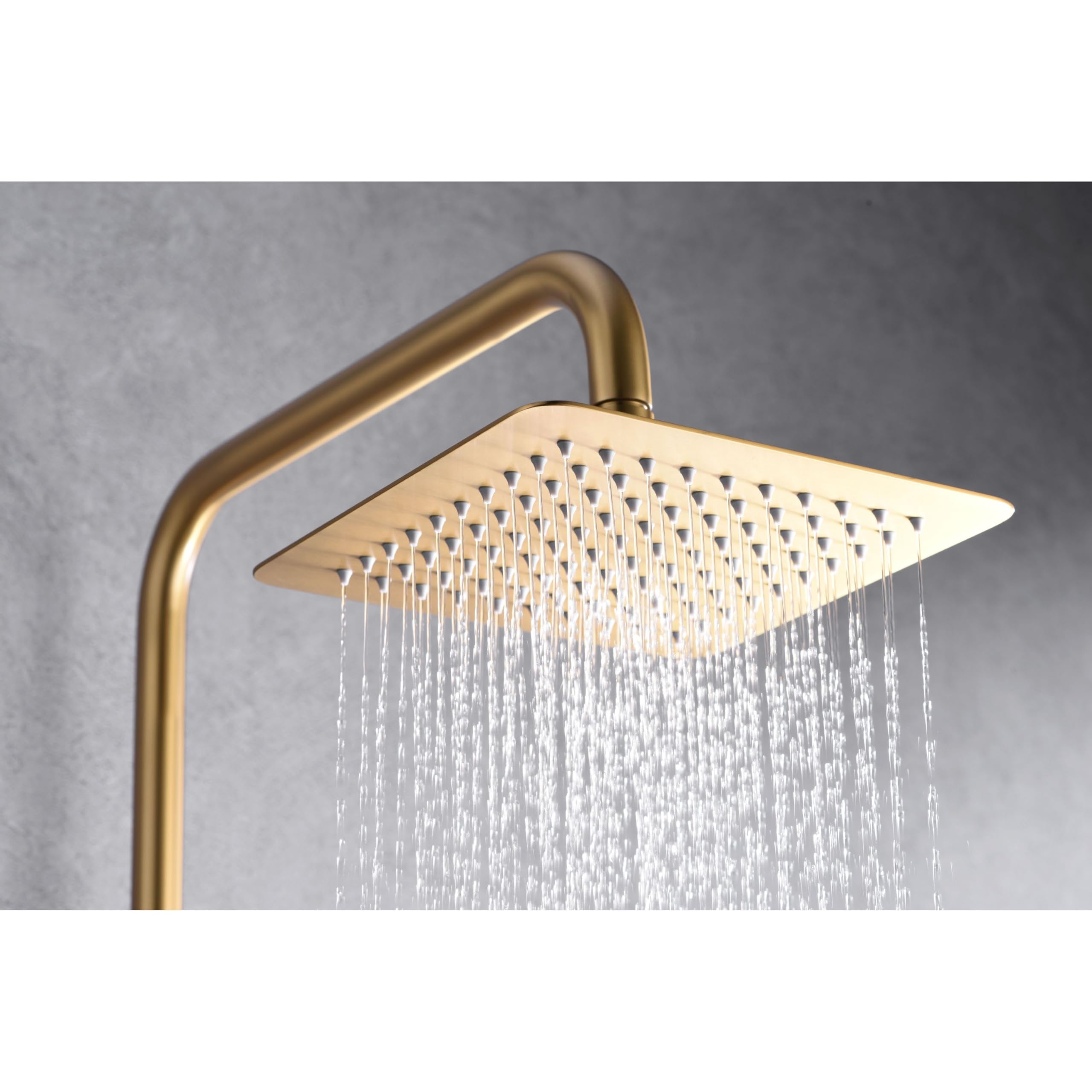 IMEX BDAR025/OC ART Conjunto Ducha Monomando Oro Cepillado