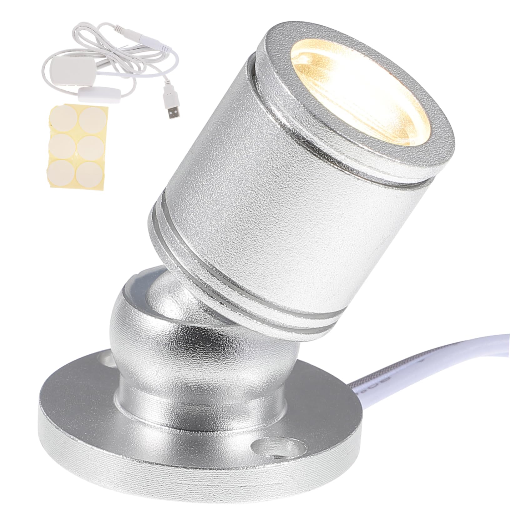 SHINEOFI 1Set Spotlight Ceiling Hanging Lamp Warm Accent Lighting for Bedroom Living Gallery High Brightness Rotation Easy Plug Play